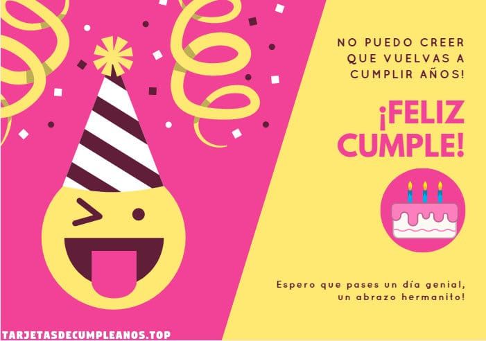 Imágenes de cumpleaños para un hermano - Imagenes y Tarjetas de Cumpleaños